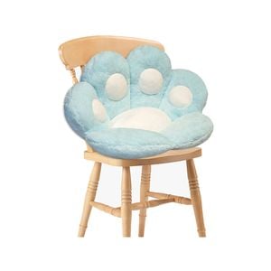 SOGA Blue Paw Shape Cushion Pillow Backseat