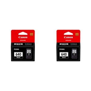 2PK Canon Pixma PG640 Ink Cartridge 180 Page Yield - Black