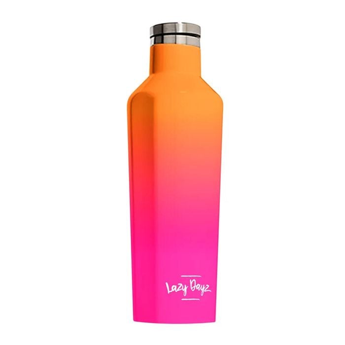 Lazy Dayz Spartan Drink Bottle 480ml - Orange Pink Ombre