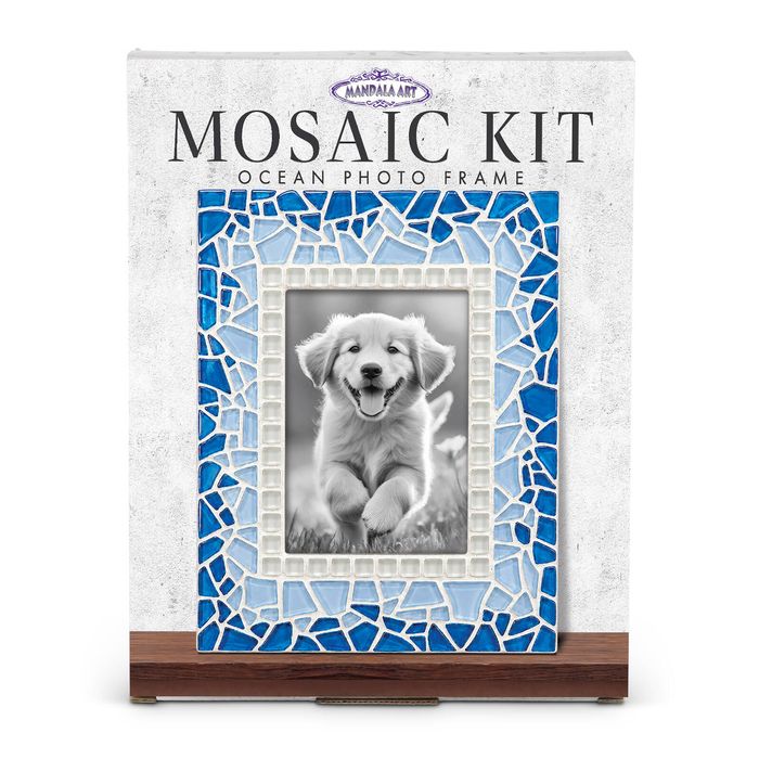 Mandala Art Ocean Mosaic Photo Frame Craft Kit