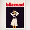 Galrie Blizzand Embrace Retro Vintage Advertising Poster Stunning Art Print for Home, White Frame, 50 x 70cm (20 x 28inch)