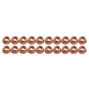 20 Pcs M10 X 1.25mm High Tensile Copper Nut Set