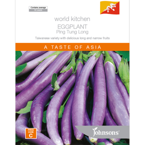 Johnsons Eggplant Ping Tung Long Vegetable Seeds