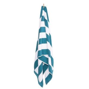 Royal Cabana Stripe Beach Towels - Ocean Blue