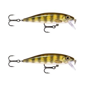 2x Rapala 5cm X Rap Countdown Sinking Minnow Fishing Lures - Live Perch