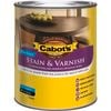 Cabot's 1L Jarrah Stain Water Based Stain And Varnish