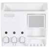 Better Living 430ml White Ulti-Mate Triple Chamber Shower Dispenser