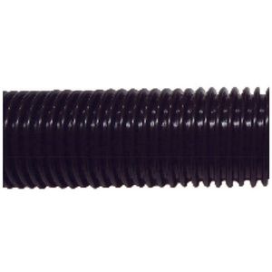 Cleanstar Vacuum Hose Flexible Durable Ribbed Universal Fit 5mx38mm Black
