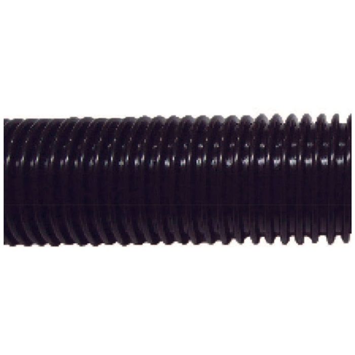 Cleanstar Vacuum Hose Flexible Durable Ribbed Universal Fit 5mx38mm Black