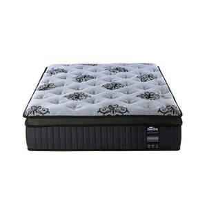 Bedra King Single Mattress Bamboo Pocket Spring Euro Top Medium Firm 32cm