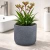 Moda 180mm Charcoal Stonelite Sphere Planter