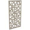 ProtectorAl 300-1200 x 1201-2400mm Paperbark Squares Unframed Solid Aluminium Decorative Panel 