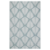 Fab Habitat 80x150cm Aqua Light Green And Cream Dibang Indoor Outdoor Rug