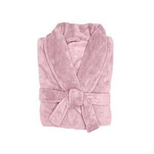 Angove Microplush Robe M/L Blush 100% Polyester Bambury