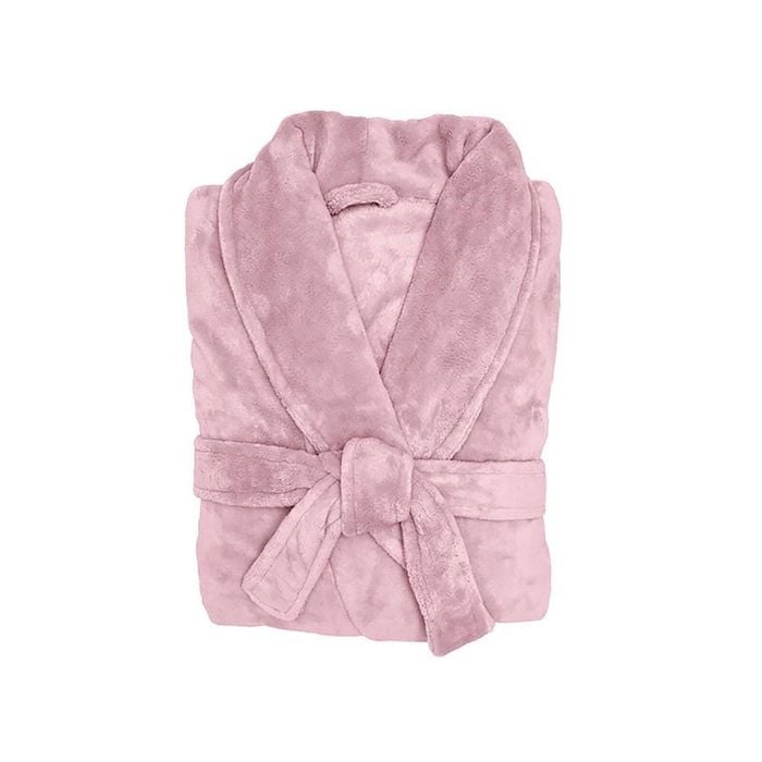Bambury Angove Microplush Robe  100% Polyester  - Blush - M/L