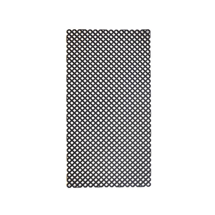 Jack Matrix 2410 x 1205 x 5mm Charcoal Plastic Reeded Diamond Lattice