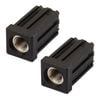 Richmond 25mm x M12 Square Threaded Tube Insert - 2 Pack - 25mm