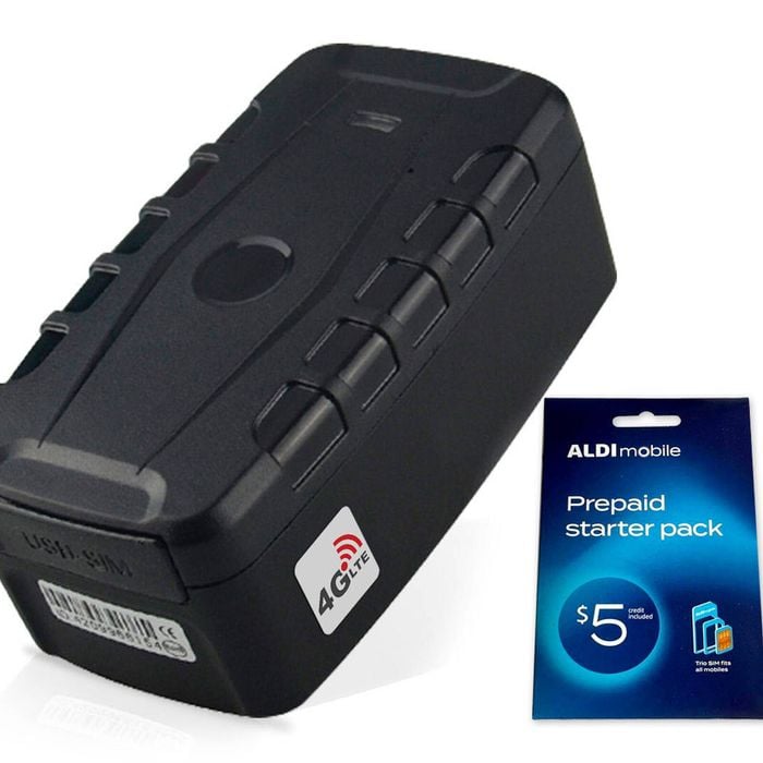 Elinz 4G LTE GPS Tracker Real Live Tracking Wireless Device 20000mAh Big Battery ALDI Sim