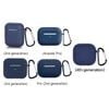 For Apple AirPods Silicone Case Protective Soft Cover Shell Key Chain