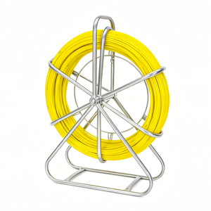 Alston 4.5mm 100m Fish Tape Fiberglass Rodder with Steel Reel Cage