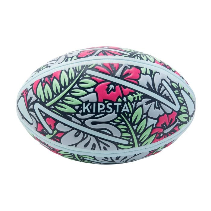 Decathlon - Size 3 Beach Rugby Ball - Tiki/Green/Pink/Blue - 3