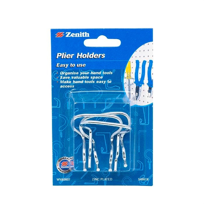 Zenith Zinc Plated Plier Holders - 3 Pack