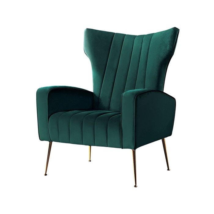 Artiss Armchair Green Kate