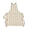 Alex Liddy Rustica Apron - Nougat Stripe