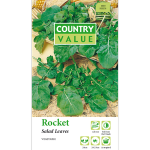 Country Value Rocket Salad Leaves Vegetable Seeds