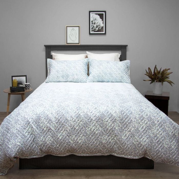 Ardor Terrace Quilted Embossed Quilt Cover Set Queen