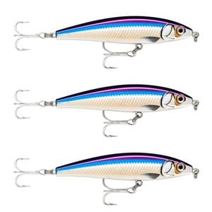 3x Rapala 10cm X Rap Magnum Prey Lipless Hard Body Fish Lures -PUR High Voltage