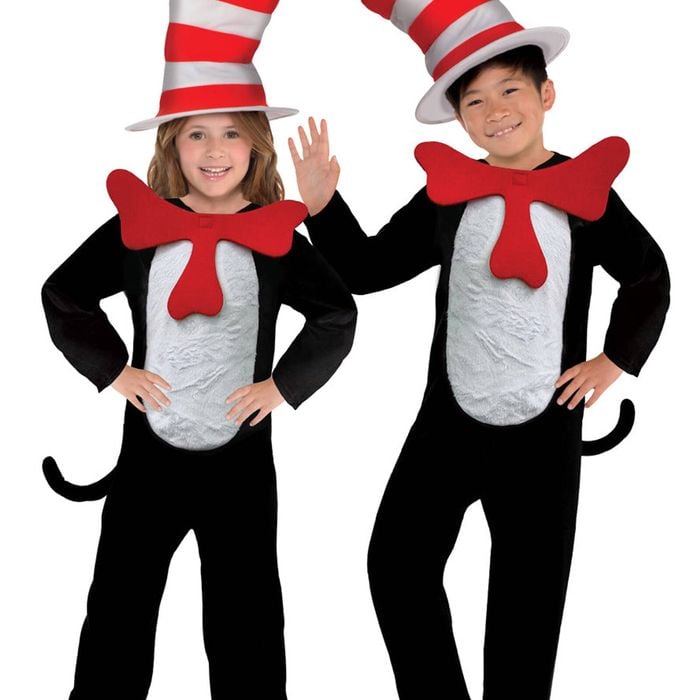 Officially Licensed Dr Seuss Cat in the Hat Kids Costume - 3-4