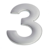 Sandleford 75mm 3 Stainless Steel Self Adhesive Numeral