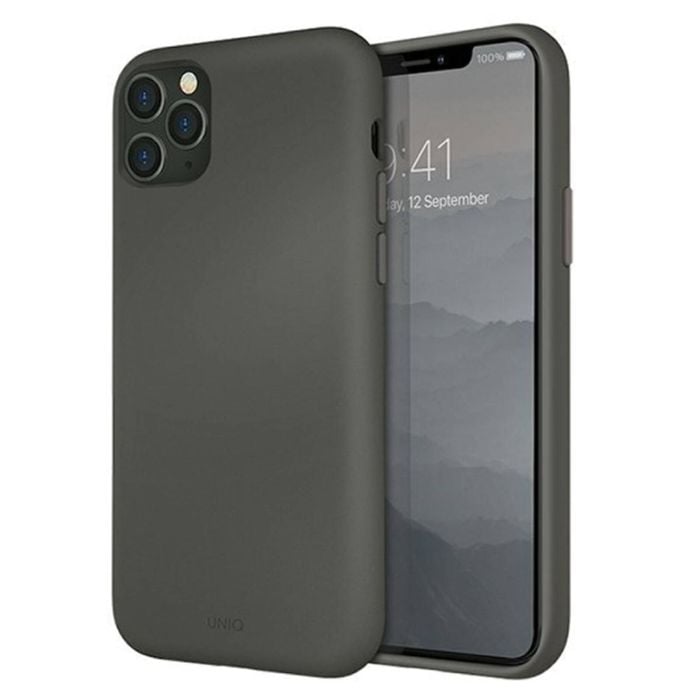Uniq Lino Hue Protective Silicone Case (suits Iphone 11 Pro Max) - Grey