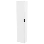 Lugna 2048 x 450 x 280mm White 5 Shelf 1 Left Hand Door Cabinet - White