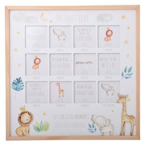 Gibson Gifts Little Moments 1st Year Picture Frame 37x37cm