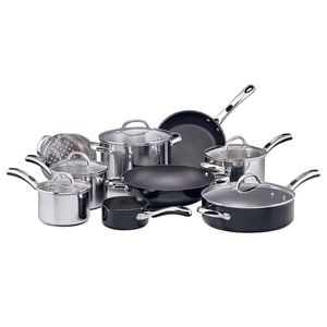 Raco Kitchen Essentials Nonstick/stainless Steel Induction 9 Piece Cookware Set
