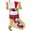 LVD Stocking Santa Puppy Seasonal Christmas Decoration