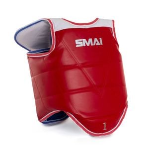 Smai Taekwondo Chest Guard - Reversible - 5 - White