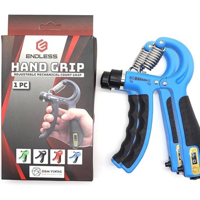 Endless EL1041 Hand Grip Pack of 2 | Adjustable 5–60Kg with Counter | Forearm, Wrist & Finger Strength Trainer for Home & Gym