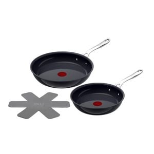 Tefal Jamie Oliver Ceramic Enjoy Set Of 2 Frying Pans With Pan Protector