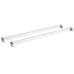 Flexi Storage Home Solutions 435mm White Basket Frame Cross Bars - 4 Pack
