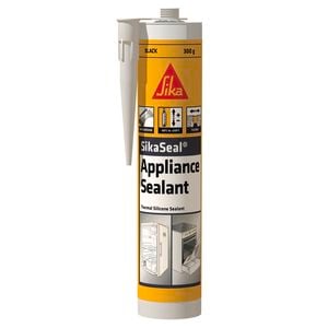 Sika 300g Black Sikaseal Appliance Silicone Sealant