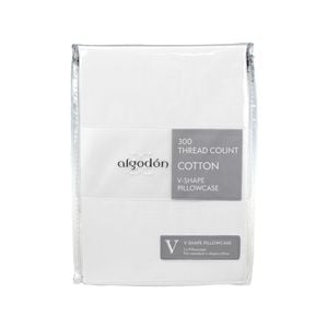 Ardor 300TC Vshape Cotton Pillowcase White
