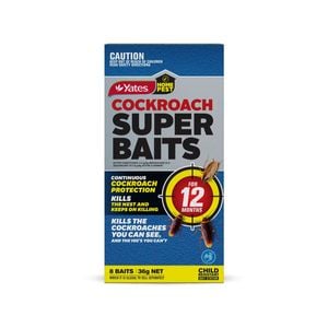 Yates Home Pest Cockroach Super Baits - 8 Pack