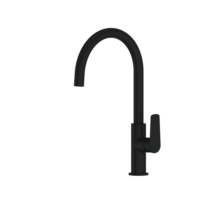 Greens Australia Scandi Gooseneck Sink Mixer Matte Black