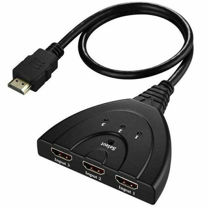 4k Ultra Hd 3 Way Hdmi Switch Box Splitter Hdtv 1080p Auto 3 Port In 1 Out Cable