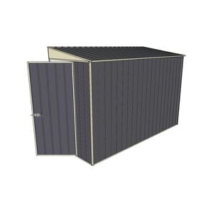Build-A-Shed 1.2 x 3.0 x 2.0m Skillion No Side Doors Shed - Grey