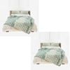 SOGA 2X 200cm Light Green Fur Throw Blanket