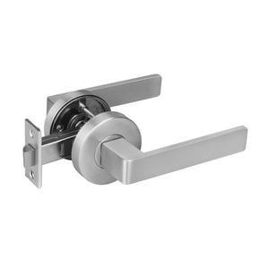 Delf Satin Stainless Barcelona Passage Lever Set
